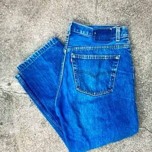 Levi's Vibrant Blue Straight Jeans